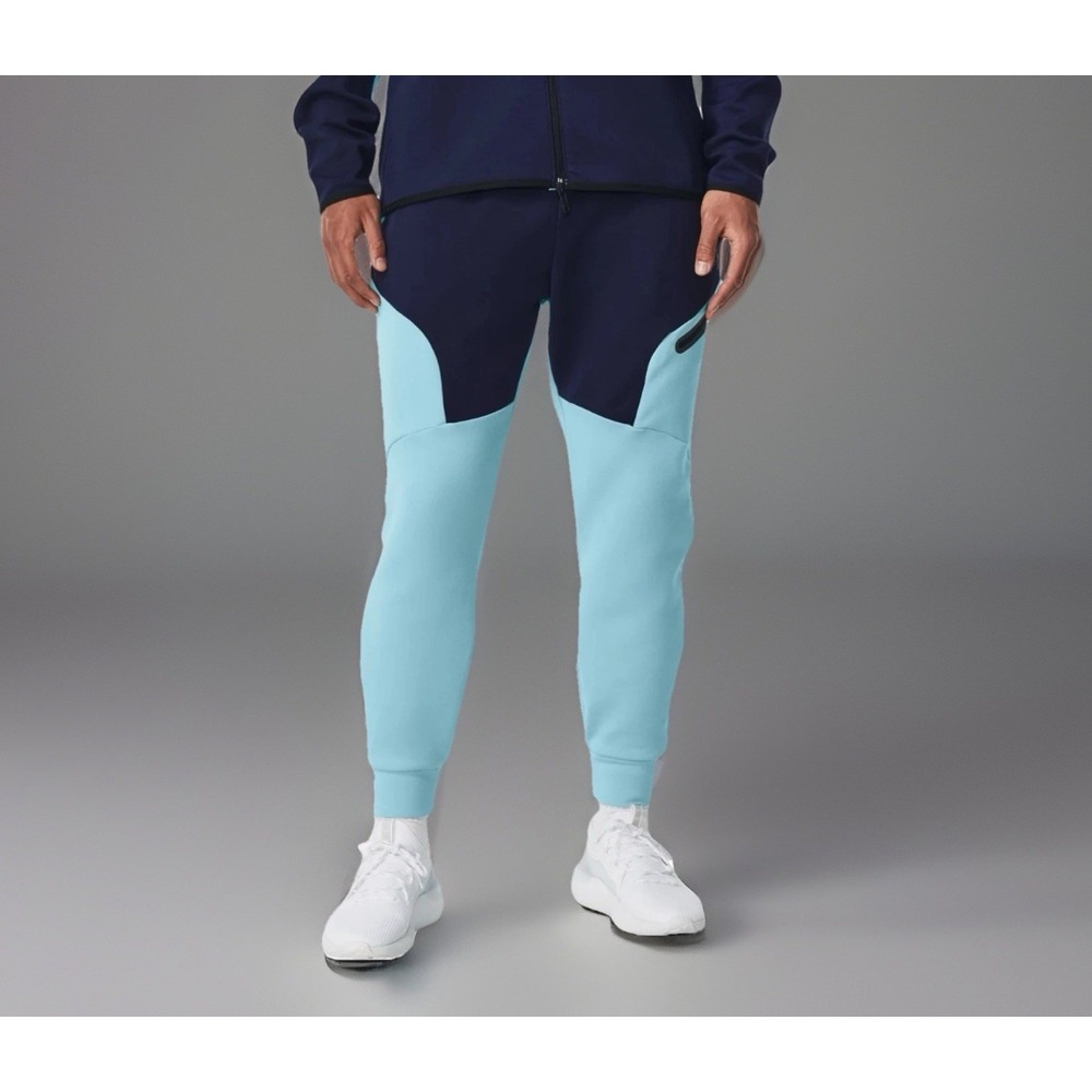 NWT Under Armour Men's Unstoppable‎ Fleece Jogger Pants Blue Size Large